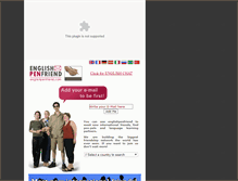 Tablet Screenshot of englishpenfriend.com